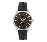 Versace Men Analogue Swiss Quartz Watch with Silicone Strap VE3H00723