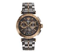 Versace Men's Analog Swiss-Quartz Watch with Stainless-Steel Strap VBR050017