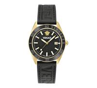 Versace Men's Analogue Swiss Quartz Watch with Leather Strap VE8E00224