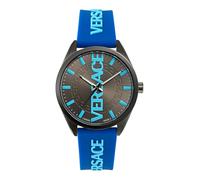 Versace Men's Analogue Swiss Quartz Watch with Silicone Strap VE3H00823