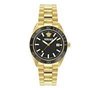 Versace Timeless V Dome Black Sapphire Watch VE8E00624