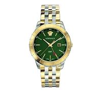 Versace Men's Business Slim Quartz Watch with Stainless-Steel Strap, Silver, 21 (Model: VEBK00718