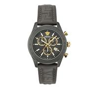 Versace Men's Chronograph Swiss Quartz Watch with Leather Strap VE8R00124