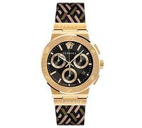 Versace Men's Chronograph Swiss Quartz Watch with Leather Strap VEZ900621