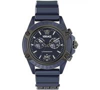 Versace Men's Chronograph Swiss Quartz Watch with Plastic Strap VE8P00624