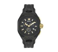 Versace Men's Chronograph Swiss Quartz Watch with Plastic Strap VE9L00124