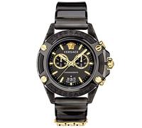Versace Men's Chronograph Swiss Quartz Watch with Plastic Strap VEZ700421