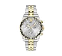 Versace Men's Chronograph Swiss Quartz Watch with Stainless Steel Strap VE0H00725