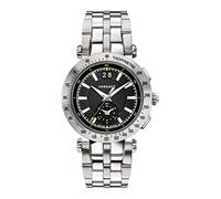 Versace Men's 'V-Race' Swiss Quartz Stainless Steel Casual Watch, Color:Silver-Toned (Model: VAH010016)