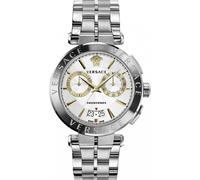 Versace Men's VE1D02323 45mm Quartz Watch in Silver Versace Silver One Size