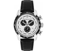 Versace Men's VE2I00821 V Ray 44mm Quartz Watch in Black Versace Black One Size