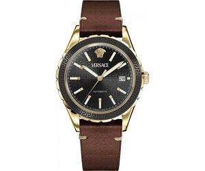 Versace Men's VEQCA0224 42mm Automatic Watch in Brown Versace Brown One Size