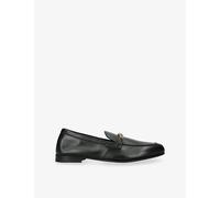 Versace Mens Versace Medusa Chain Leather Loafers Black Eur 42 / 8 UK Men