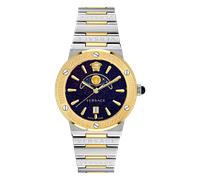 Versace Multicolour Womens Analogue Watch Greca Logo Moonphase VE7G00223