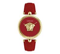 Versace Palazzo Empire Collection Luxury Ladies Watch with a Red Strap with a Gold Case and Red Dial, Gold, Olympics, Palazzo Empire