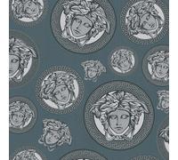 AS Creation Versace Plates Wallpaper - Green