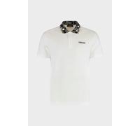 Versace Polo Piquet Greca Collar White Grey - XXL