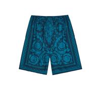 Versace Printed Silk Shorts - Blue - 46 (IT46 / S)