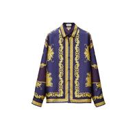 Versace printed silk twill shirt - Purple 36-38-40-42-44-46