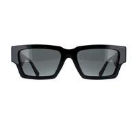 Versace Rectangle Unisex Black Dark Grey VE4459 - One Size