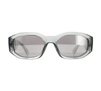 Versace VE4361 Sunglasses Transparent Grey / Light Grey Silver Mirror