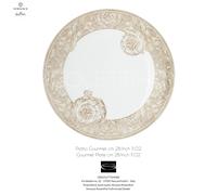 Versace Rosenthal - Barocco Beige - Dinner Plate Gourmet cm 28 / inch 11.02