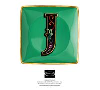 Versace Rosenthal - Holiday Alphabet - J - Square Bowl cm 12 x 12