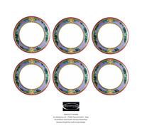 Versace Rosenthal - Jungle Animalier - Set 6 Fruit Plates/Dessert ø 21 cm