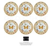 Versace Rosenthal Le Jardin de Versace Set of 6 Dinner Plates 18 cm