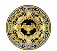 Versace Rosenthal Prestige Gala 2 Porcelain Place Plate 30 cm Black Gold