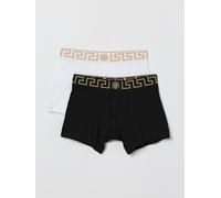 Versace Set of 2 Cotton Boxer Briefs with Greca Logo - Size: 7 - male