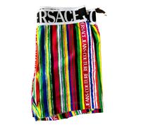 Versace Shorts Short Pants Hotpants 90S Years Striped Multicolor Stripes