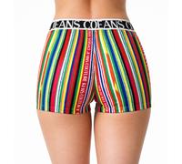 Versace Shorts Short Pants Hotpants 90S Years Striped Multicolor Stripes