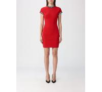 Versace Slim Fit Sheath Mini Dress in Cotton with Contrast Trims - Size: 38 - female