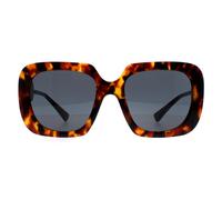 Versace Square Womens Light Havana Dark Grey VE4434 - Brown - One Size