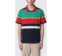 Versace Striped Cotton Polo Shirt - Size: L - male