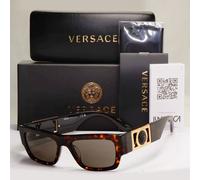 Versace Sunglasses Brown Square Tortoise Havana Gold MOD VE 4416-U 108/3 53mm