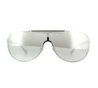 Versace Sunglasses VE2140 10006G Silver Light Grey Silver Mirror