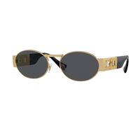 Versace Sunglasses VE2264 100287 Matt gold Dark gray Men Women