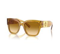 Versace Woman Versace VE4437U 53472L Sunglasses Acetate Yellow Yellow Pillow Normal Shaded