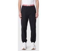 Versace Technical Fabric Jogging Trousers with Greca Logo Elasticated Waistband - Size: 48 - male