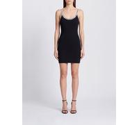 Versace U-Neck Viscose Jersey Mini Sheath Dress - Size: 40 - female