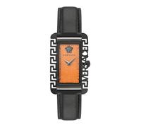 Versace Unisex-Adult Analogue Swiss Quartz Watch with Leather Strap VE7D00123