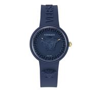 Versace Unisex-Adult Analogue Swiss Quartz Watch with Silicone Strap VE6G00623