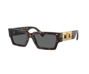 Versace Unisex Sunglass VE4459 - Frame color: Havana, Lens color: Dark Grey