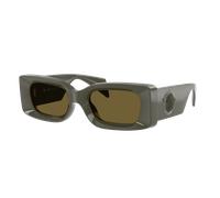 Versace Unisex VE4474U 549173 Sunglasses Injected Green Brown Squared Normal