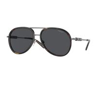 Versace Unisex VE2260 100187 Sunglasses Metal Turtle Grey Pilot Normal