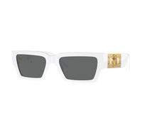 Versace Unisex VE4459 314/87 Sunglasses Acetate White Grey Squared Normal