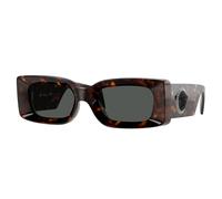 Versace Unisex VE4474U 108/87 Sunglasses Injected Turtle Grey Squared Normal