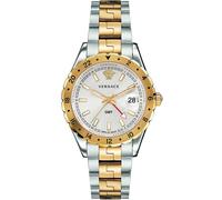 Versace V11030015 Hellenyium GMT Multifunction Quartz Unisex Silver Rosé gold...